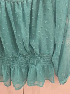 Seagreen Cute Top