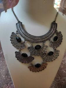 new Statement Necklace oxidised