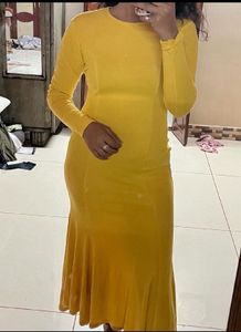 Yellow Midi Dress