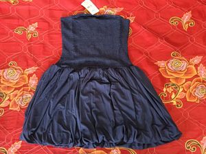 Navy Blue Sleeveless Dress