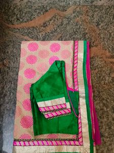 Beautiful Patli Pallu Saree