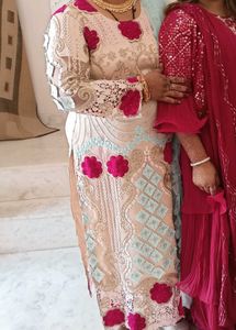 Heavy net pakistani suit