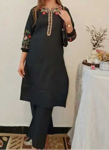 Elegant Black Kurta Set