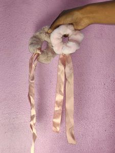 Ribbon Hair Scrunchies