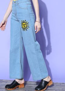Sassafras High Rise Straight Fit Jeans