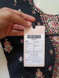 Black Indian Dress With Dupatta