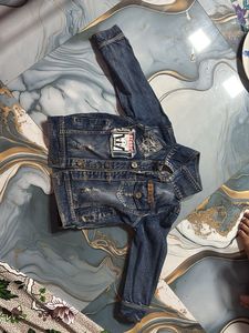 Blue Denim Jacket For Kids