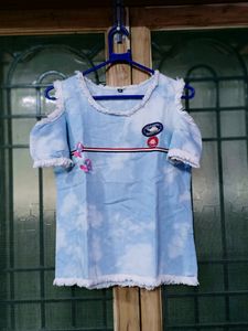 Denim Top (Size: M)