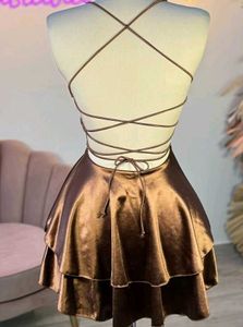 Satin Short Frock