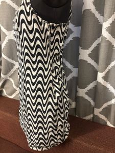 Chic Black &amp; White Mini Dress