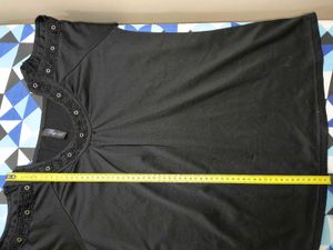 Black Cold Shoulder Top
