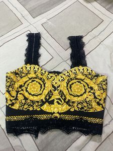 Versace Inspired Corset Top