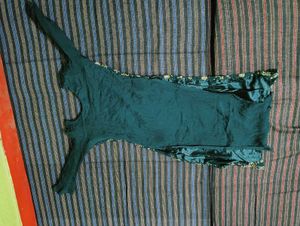 Green Embroidered Kurta