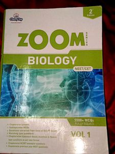 Zoom Biology NEET/CET Vol 1