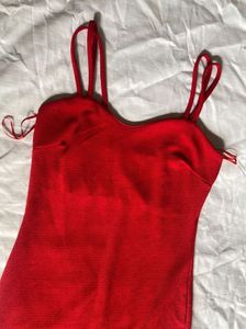 RED PARTY BODYCON DRESS