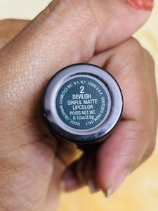 Colorbar Lipstick Shade 2 Devilish, Sinful Matte