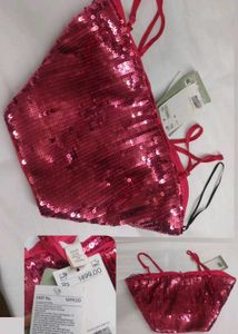H&M Sequin Cami Top