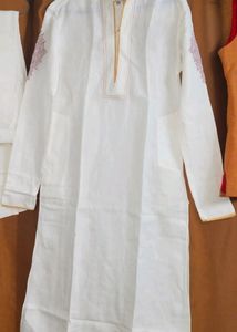 Kurta Pant With Sadri Hand Embroidery(lillon)