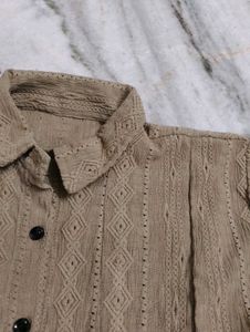 Boho Chic Button-Down Top