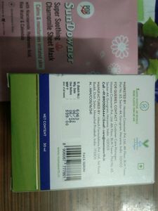 Sheetmask And Mamaearth Serum