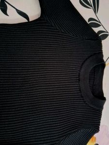 Chic Black Button Dress