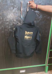 Cool Black Graphic Hoodie
