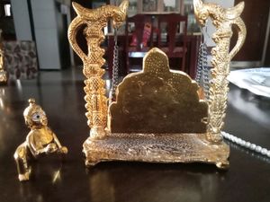 Beautiful Bal Krishna Idol And Jula