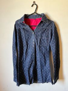 Floral Denim Shirt for ladies 🥰😇