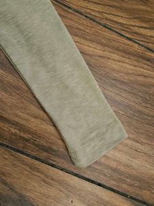 Khaki Crop Top