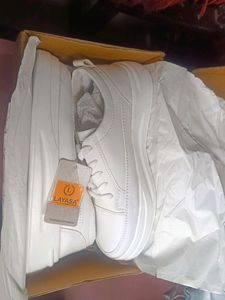 New Layasa White Sneakers For Ladies