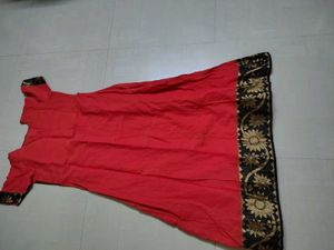 Red &amp; Black  Frock