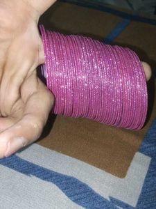 Sparkly Pink Bangles