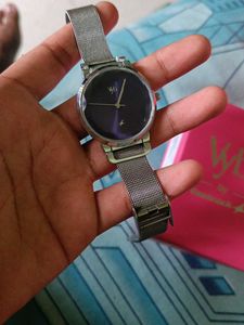 Fastrack Silver Analogue Watch