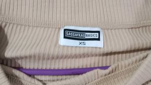 Straight Fit Nude Skirt