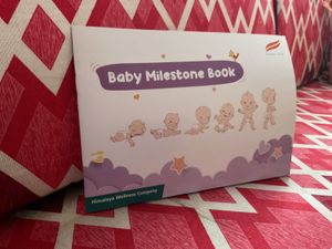 Cute BABY MILESTONES BOOK