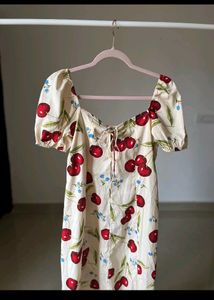 Cherry Print Dress