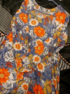 Floral Print Tunic Top