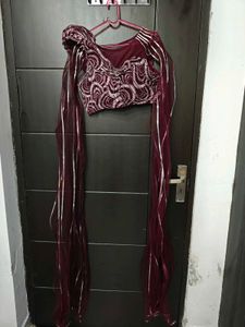 New Indo Western Beautiful Lehanga Crop Top