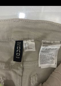 Wide Leg Beige Pants Size - 24