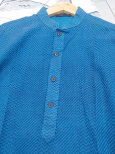 Blue Printed Kurta