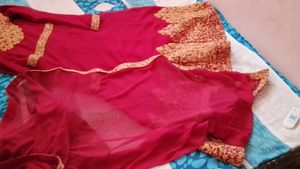 Elegant Ethnic gown with dupatta