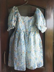 Organza Floral Midi