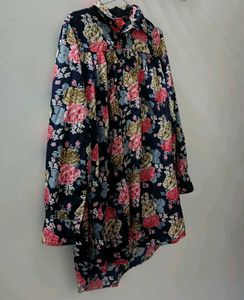 Floral Print Long Sleeve Top