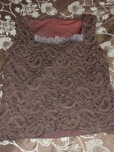 Lace Sleeveless Top