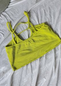 Yellow Crop Top