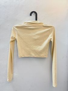Cute offwhite Crop Top(xs)