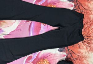 Basic Black Bell Bottom Flared Pants