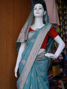 Elegant Blue Saree