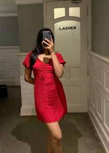 Red Bodycon Mini Dress