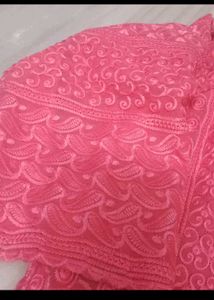 Pink Embroidered Kurti